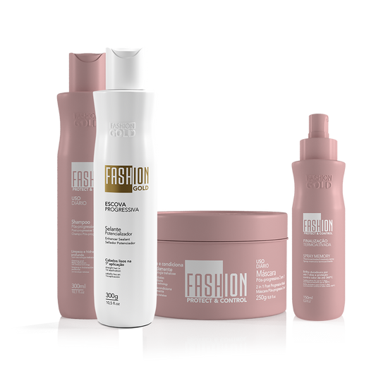 Kit Combo Fashion Gold BABY Sealant 300g/10.5fl.oz + Protect & Control SPRAY MEMORY 150ml/5,6fl.oz